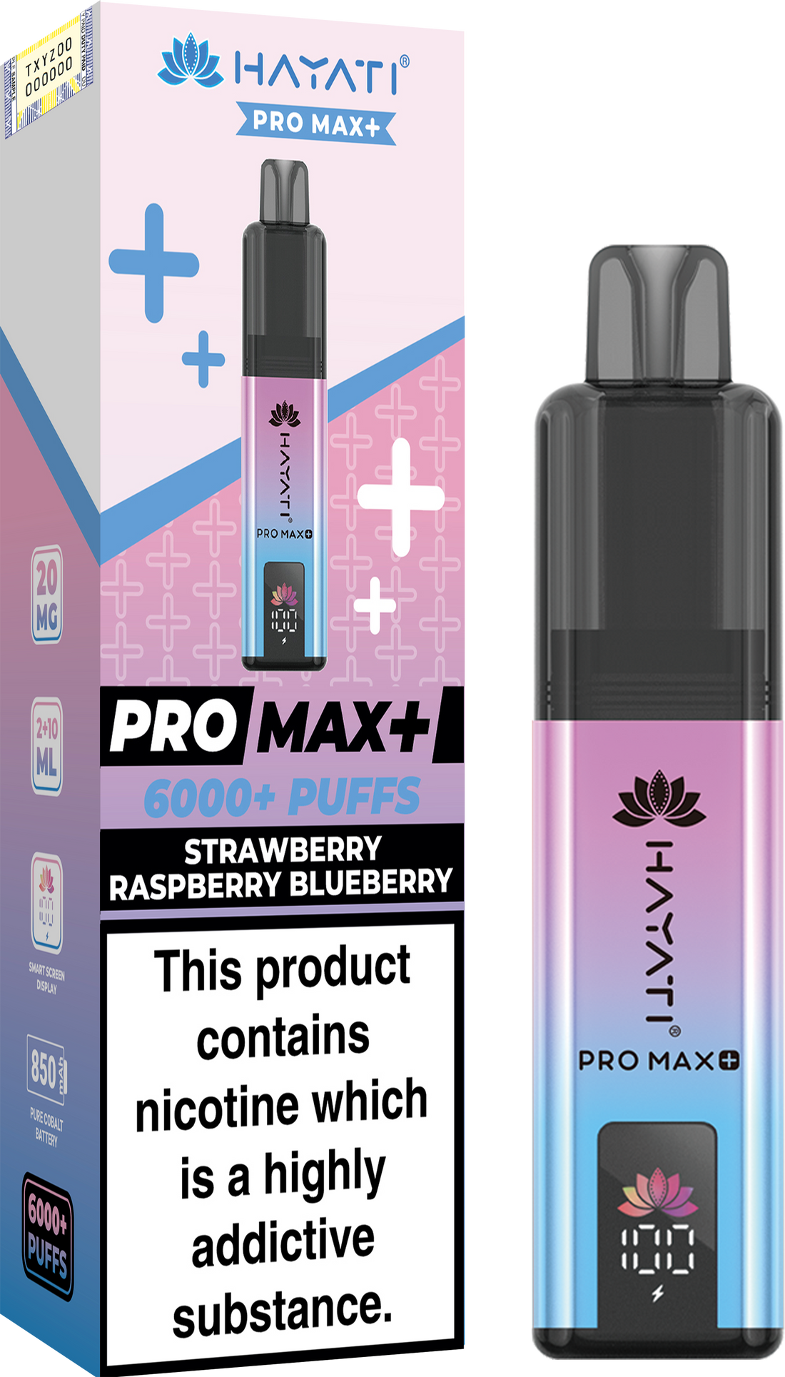 Hayati Pro Max+ 6K Prefilled Pod Kit 20mg | UK Duty Stamped