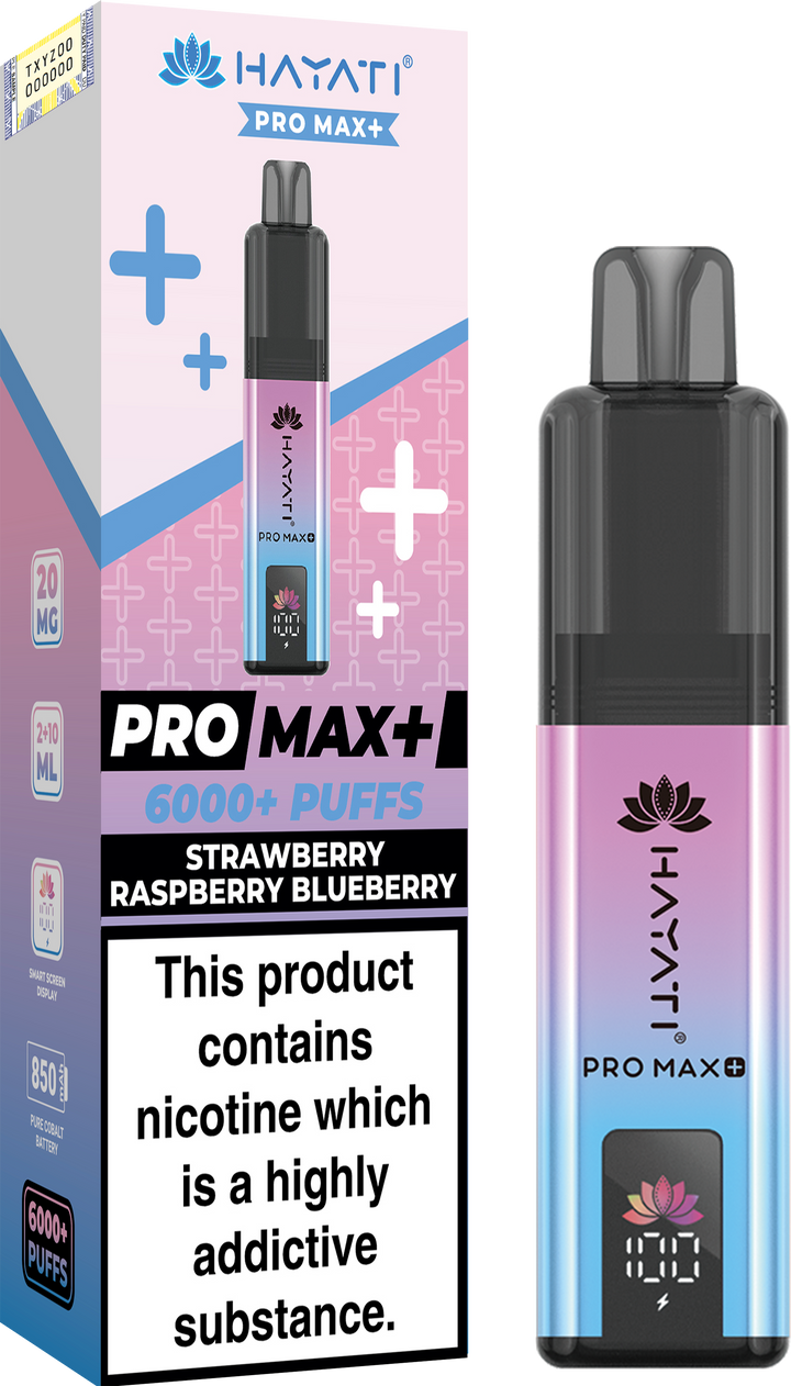 Hayati Pro Max+ 6K Prefilled Pod Kit 20mg | UK Duty Stamped