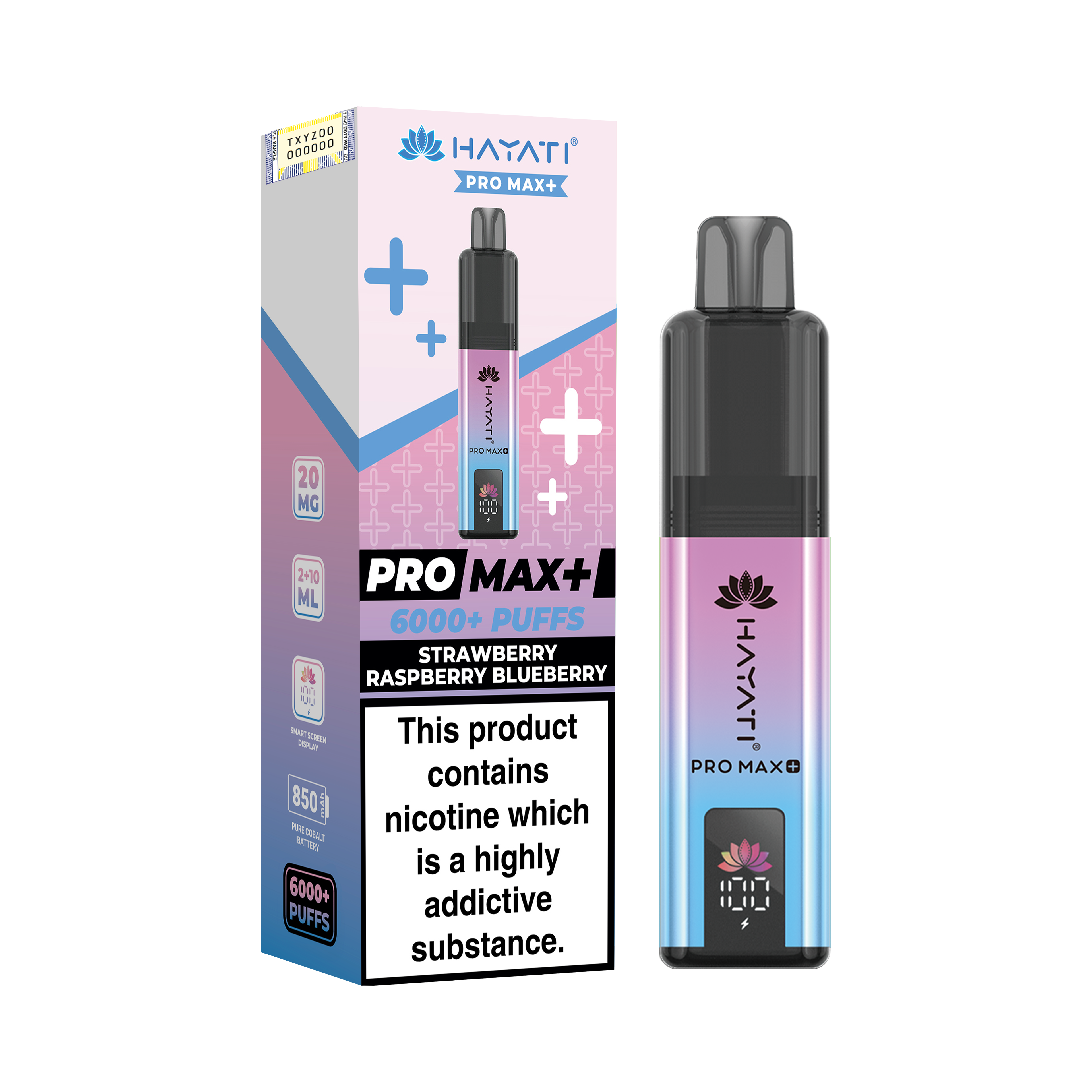 Hayati Pro Max+ 6K Prefilled Pod Kit 20mg | UK Duty Stamped