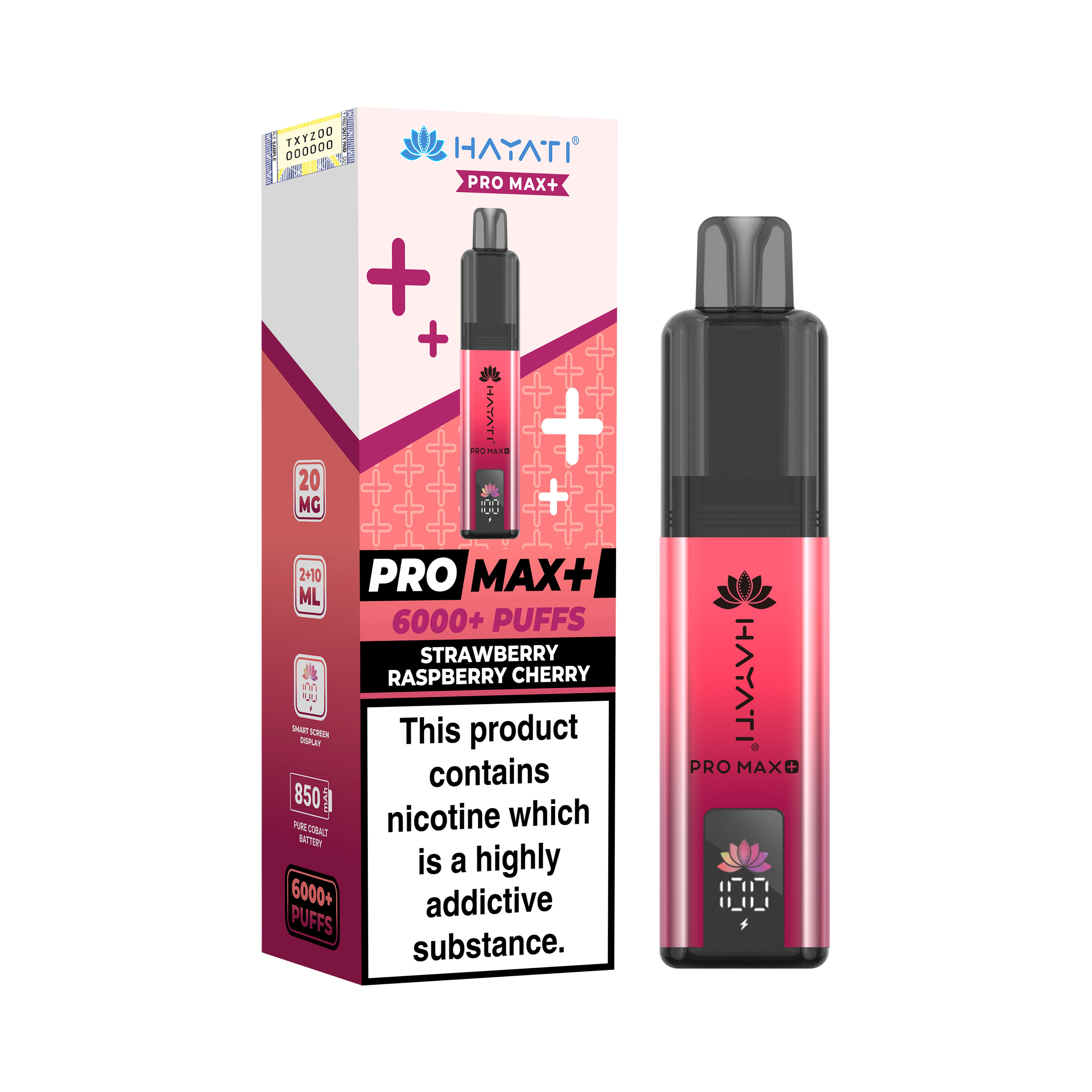 Hayati Pro Max+ 6K Prefilled Pod Kit 20mg | UK Duty Stamped