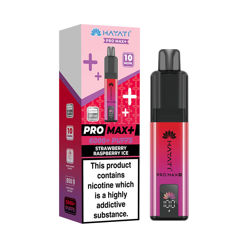 Hayati® Pro Max+ 6000+ (10mg) Vape Kit