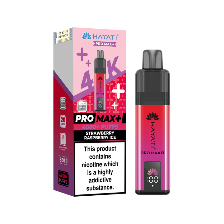 Hayati Pro Max+ 4K Prefilled Pod Kit 20mg | UK Duty Stamped