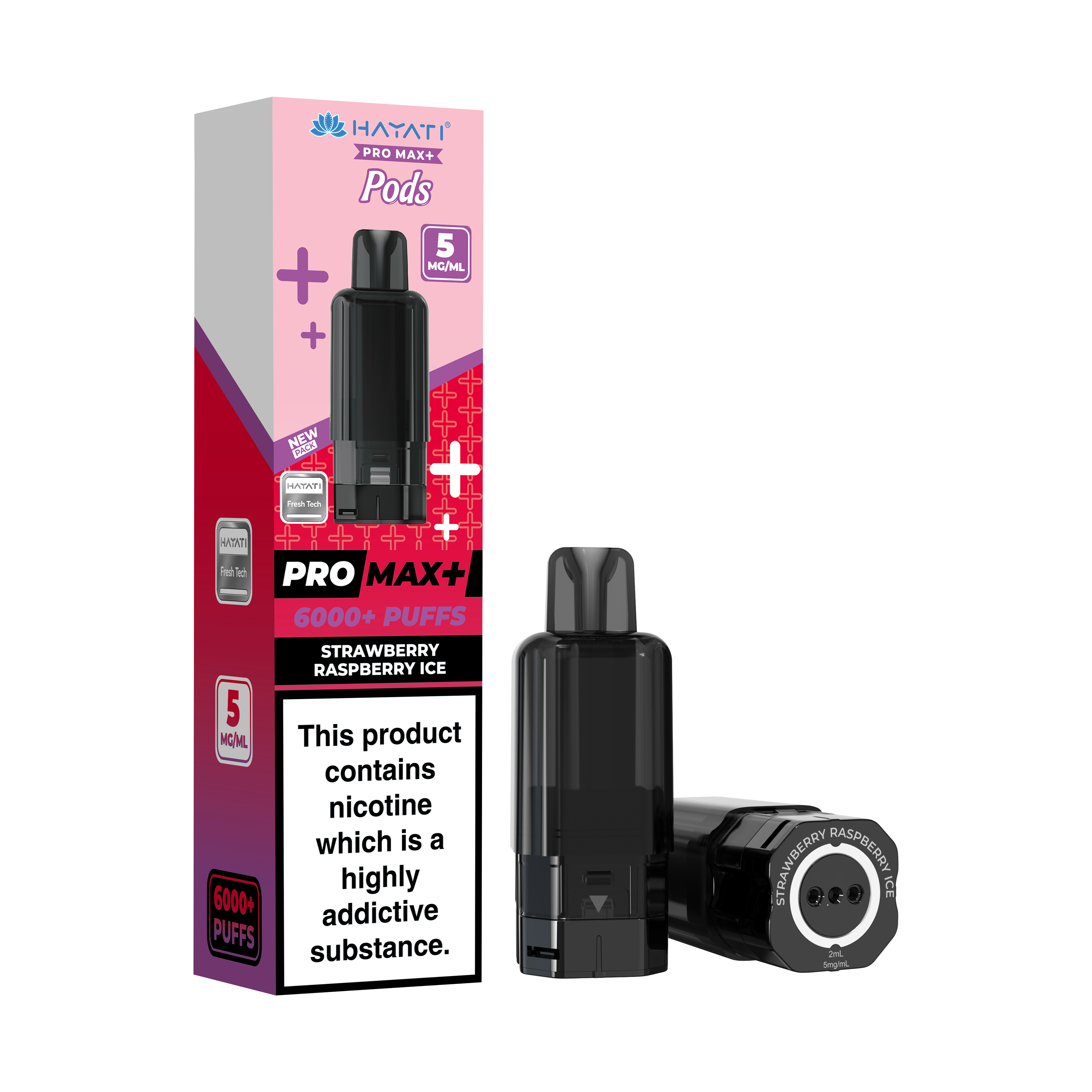 Hayati® Pro Max+ 6000+ Pods (5mg)