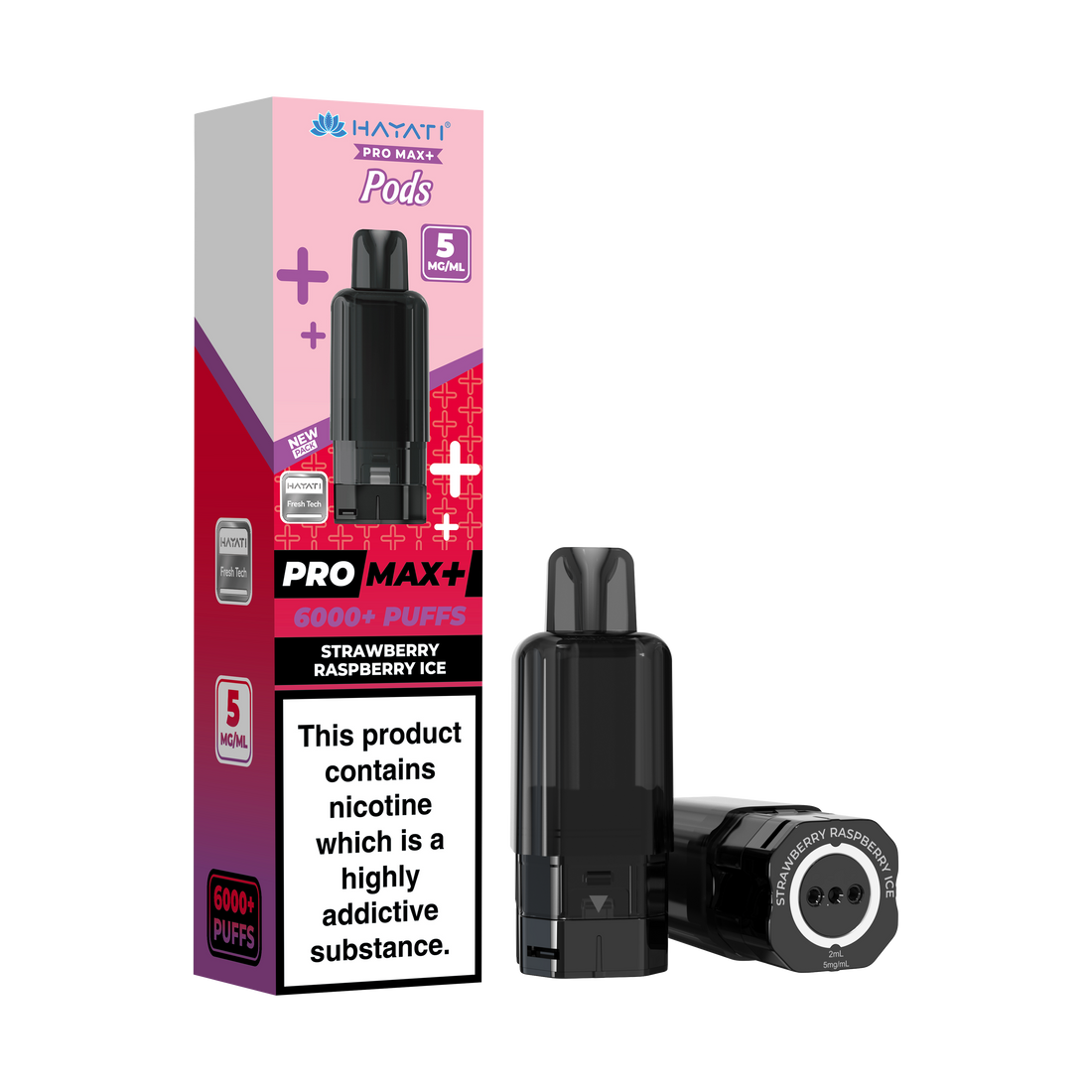 Hayati® Pro Max+ 6000+ Pods (5mg)