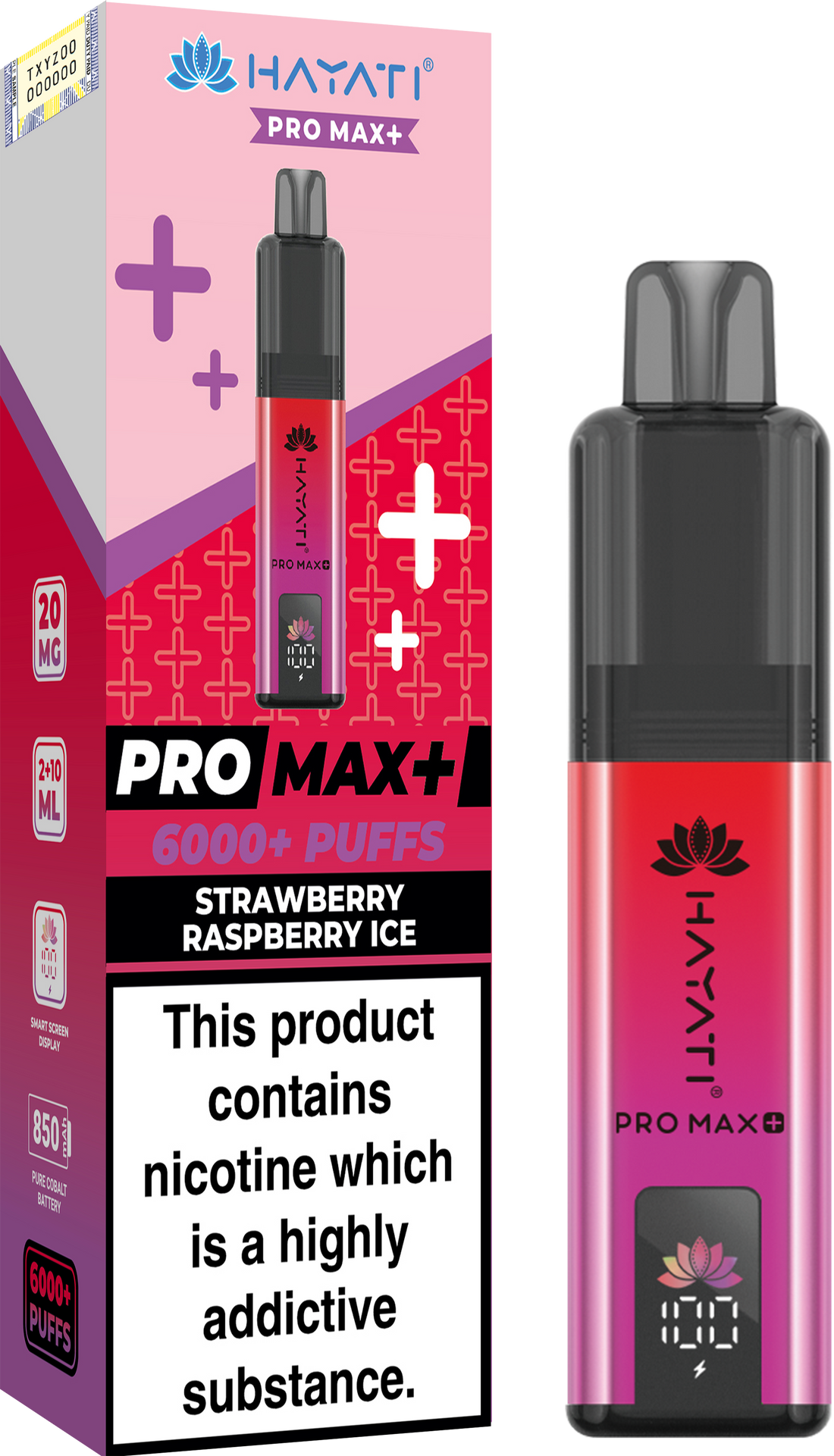 Hayati Pro Max+ 6K Prefilled Pod Kit 20mg | UK Duty Stamped