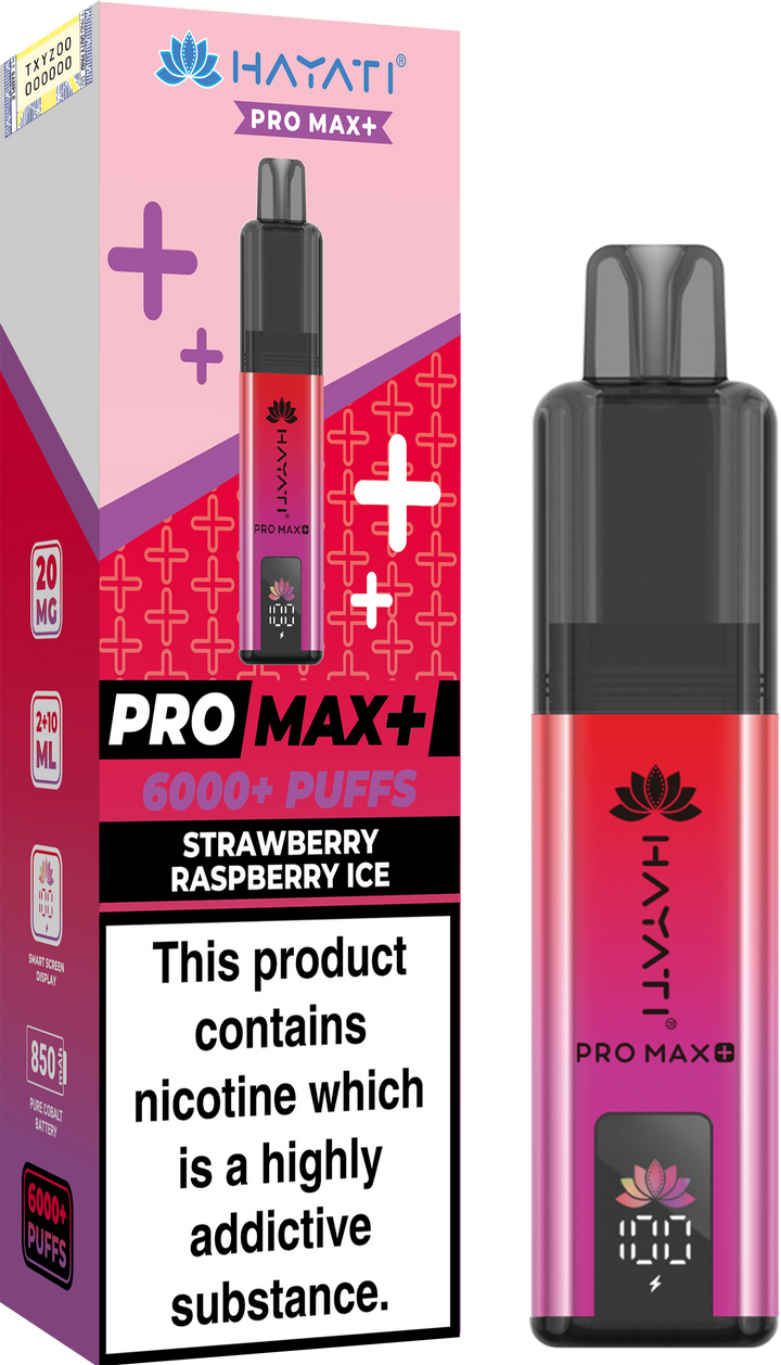 Hayati Pro Max+ 6K Prefilled Pod Kit 20mg | UK Duty Stamped