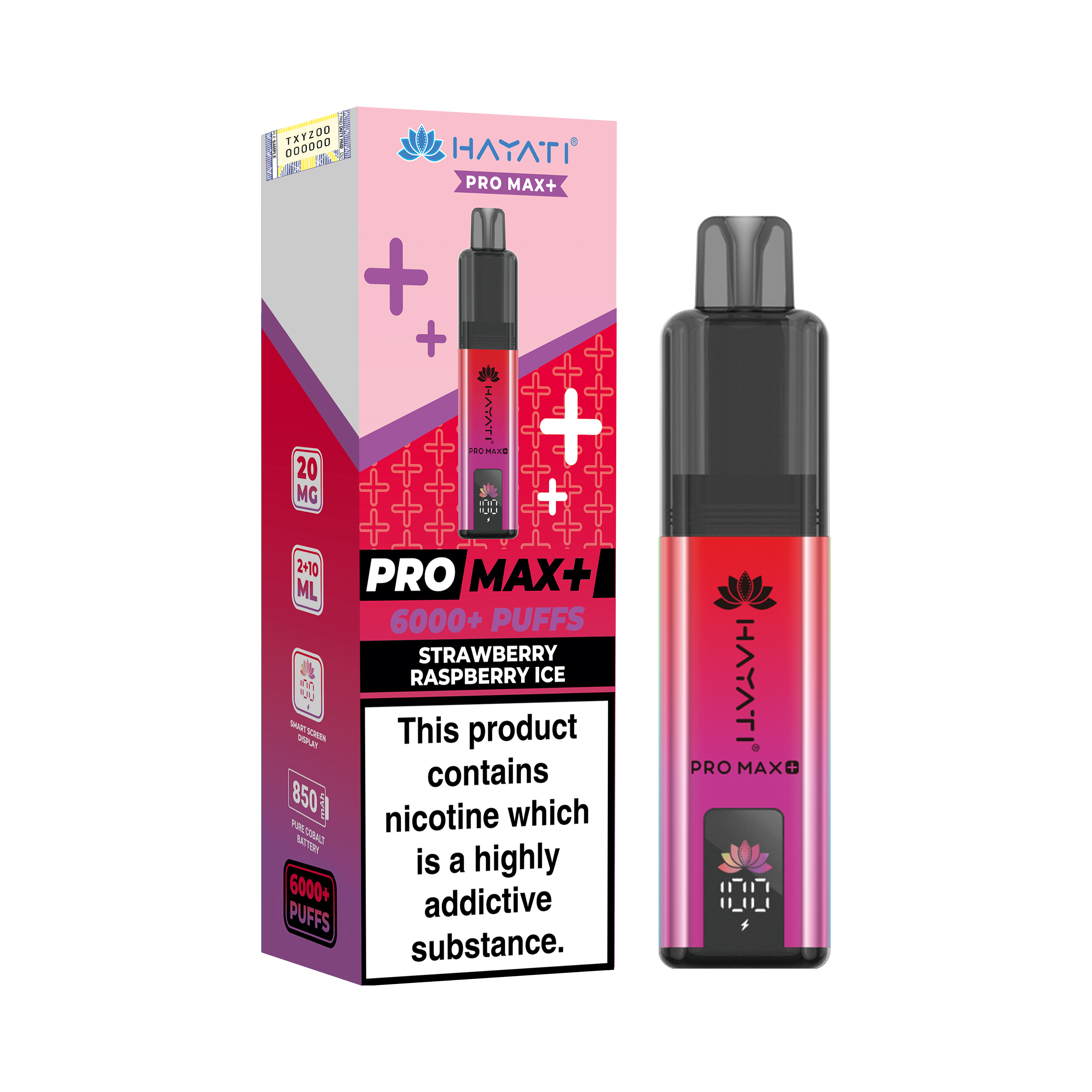 Hayati Pro Max+ 6K Prefilled Pod Kit 20mg | UK Duty Stamped