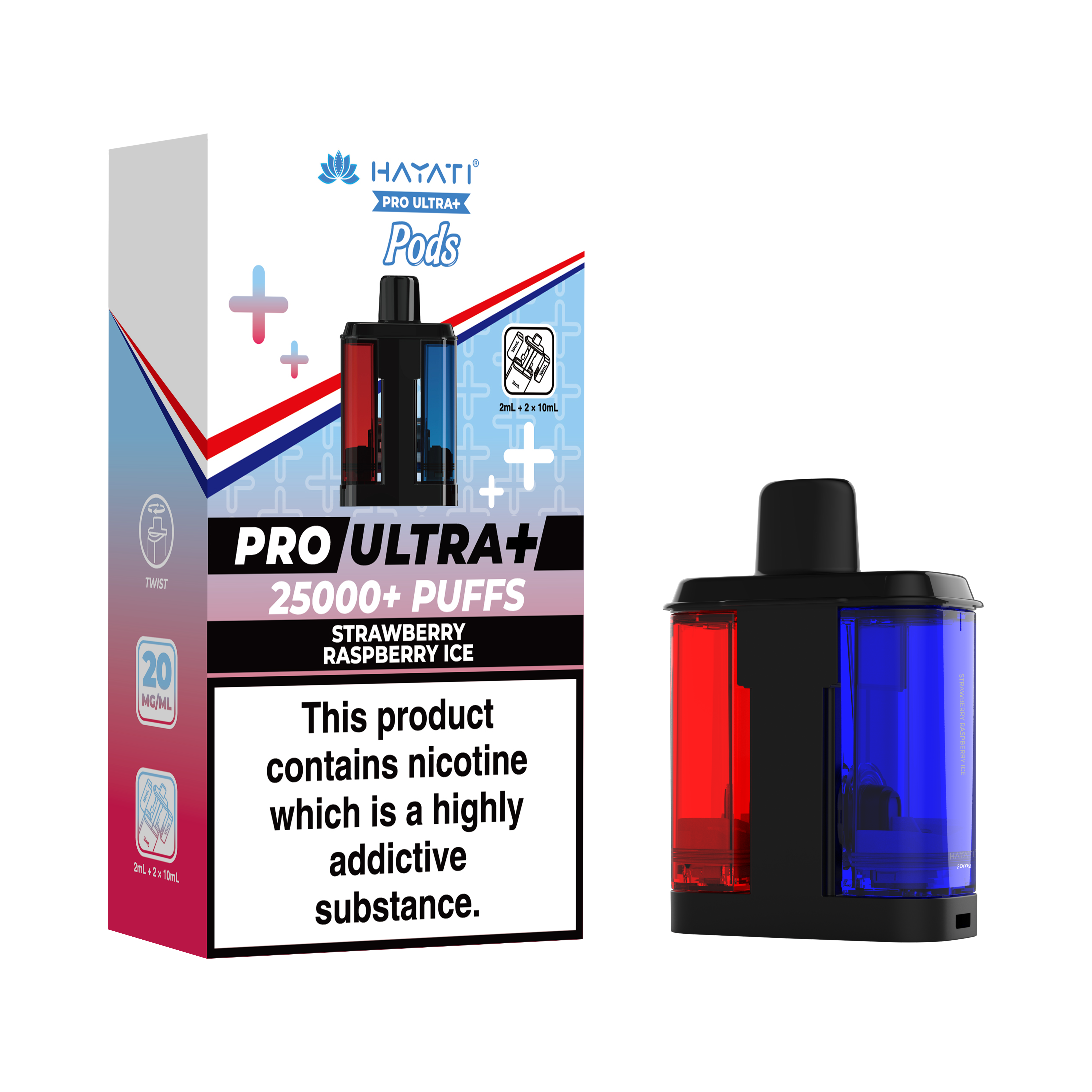 Hayati® Pro Ultra+ 25K Prefilled Pods (20mg)