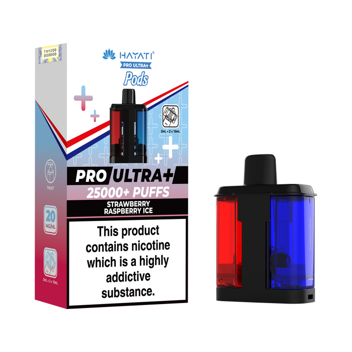 Hayati Pro Ultra+ 25K Prefilled Pods 20mg | UK Duty Stamped