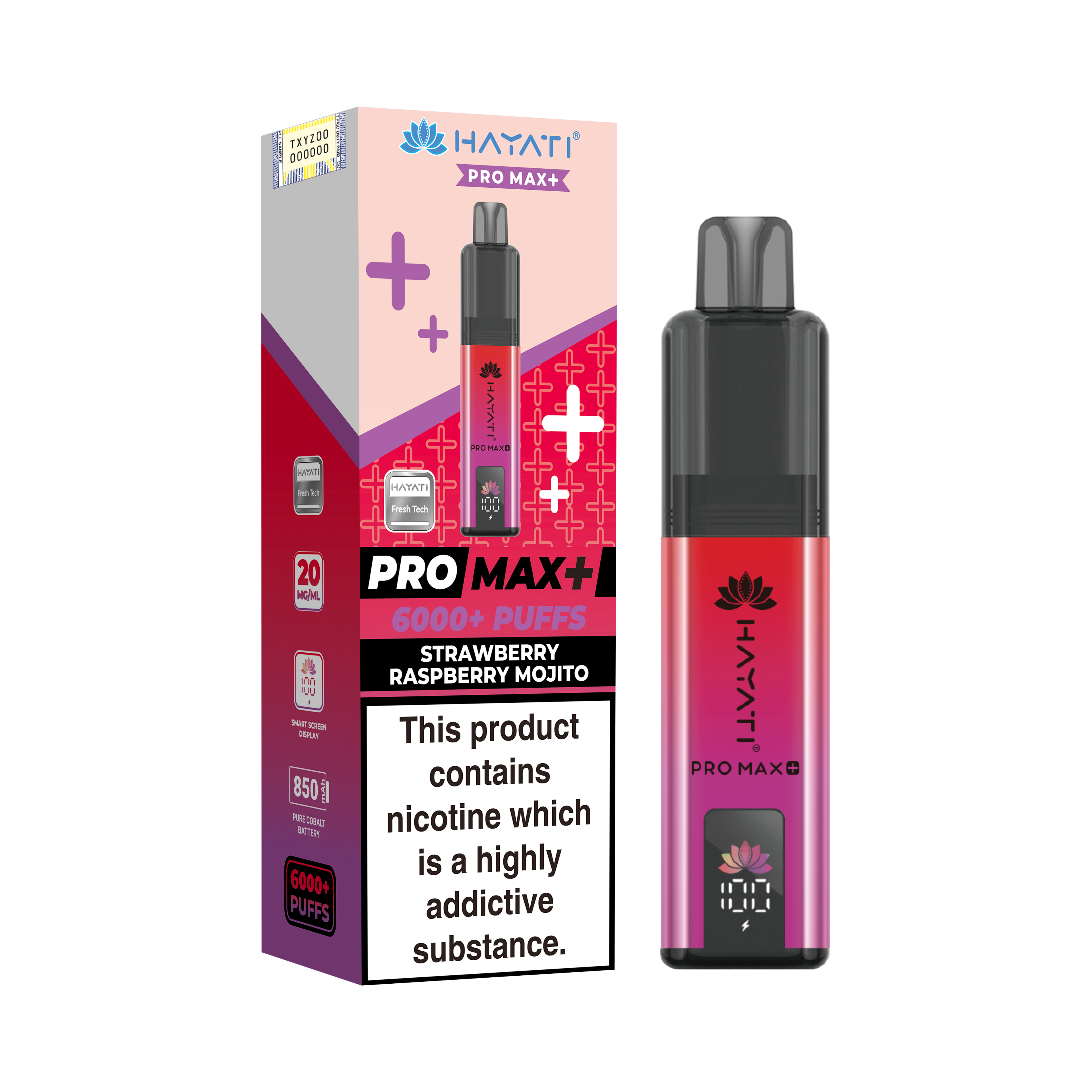 Hayati Pro Max+ 6K Prefilled Pod Kit 20mg | UK Duty Stamped