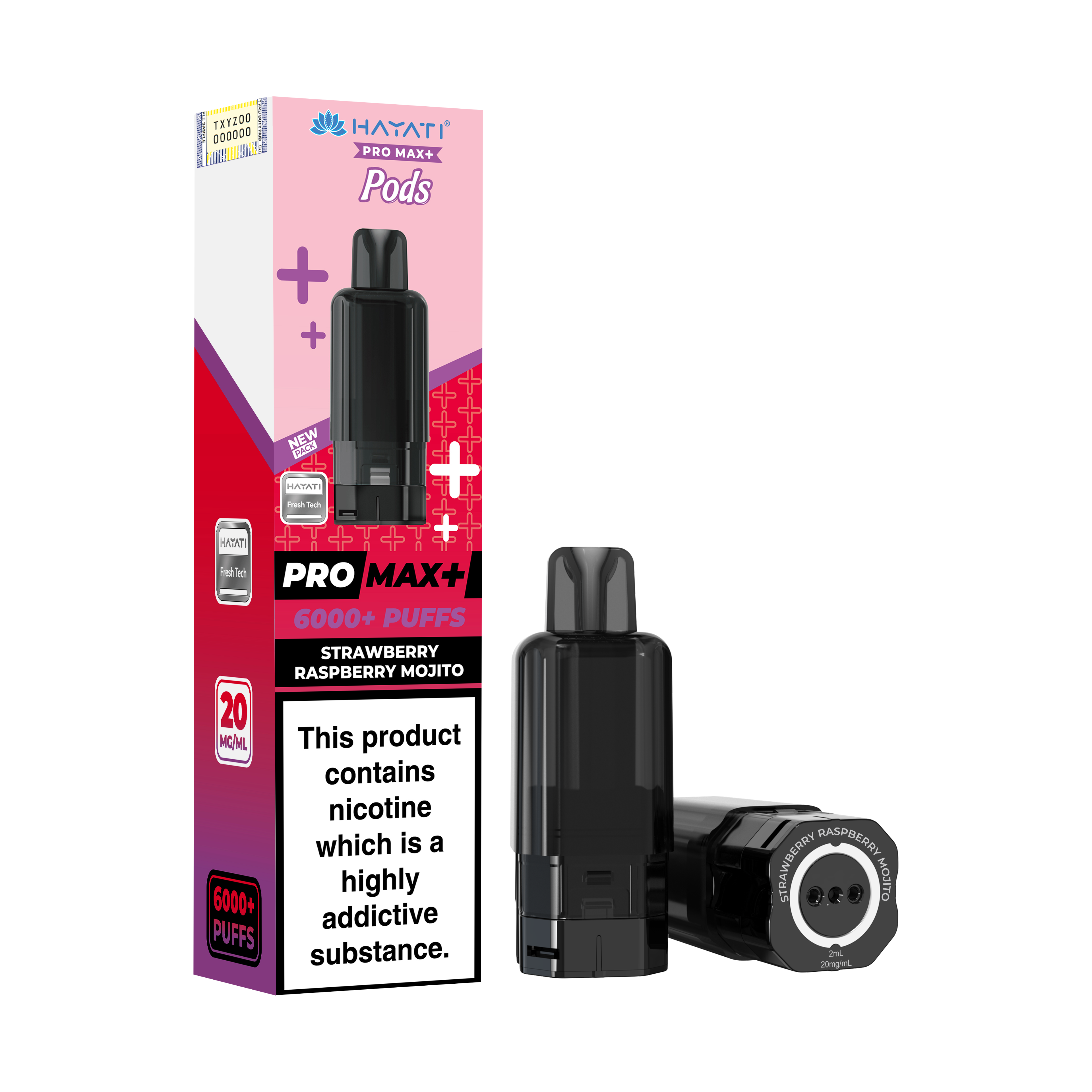 Hayati Pro Max+ 6K Prefilled Pods 20mg | UK Duty Stamped