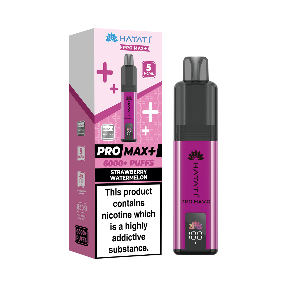 Hayati® Pro Max+ 6000+ Vape Kit (5mg)