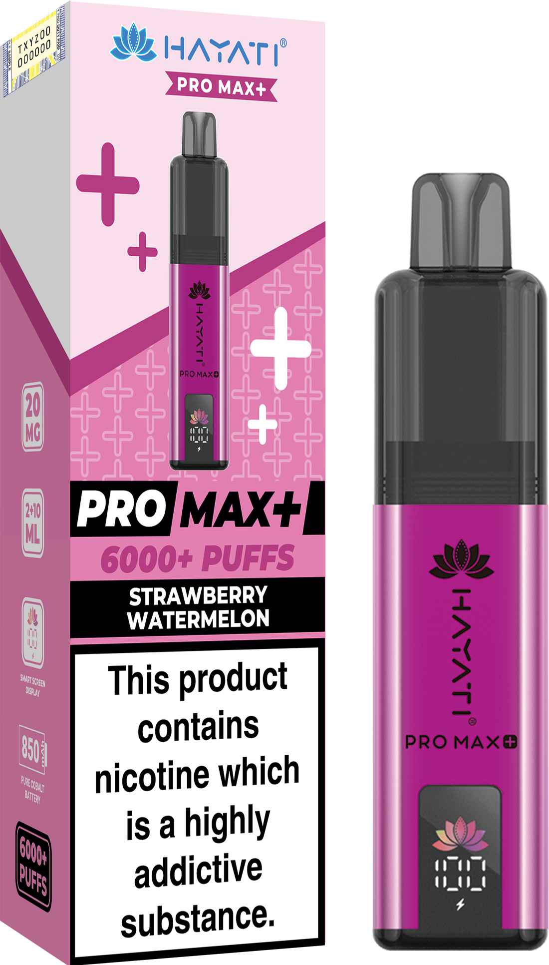 Hayati Pro Max+ 6K Prefilled Pod Kit 20mg | UK Duty Stamped