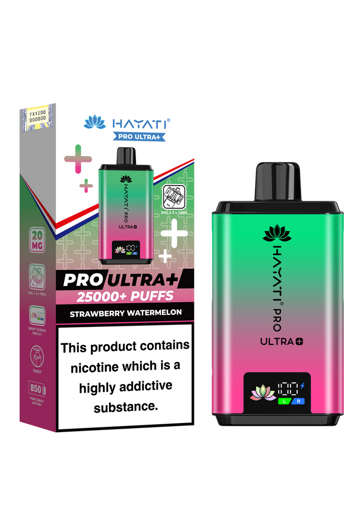 Hayati Pro Ultra+ 25K Prefilled Pod Kit 20mg | UK Duty Stamped