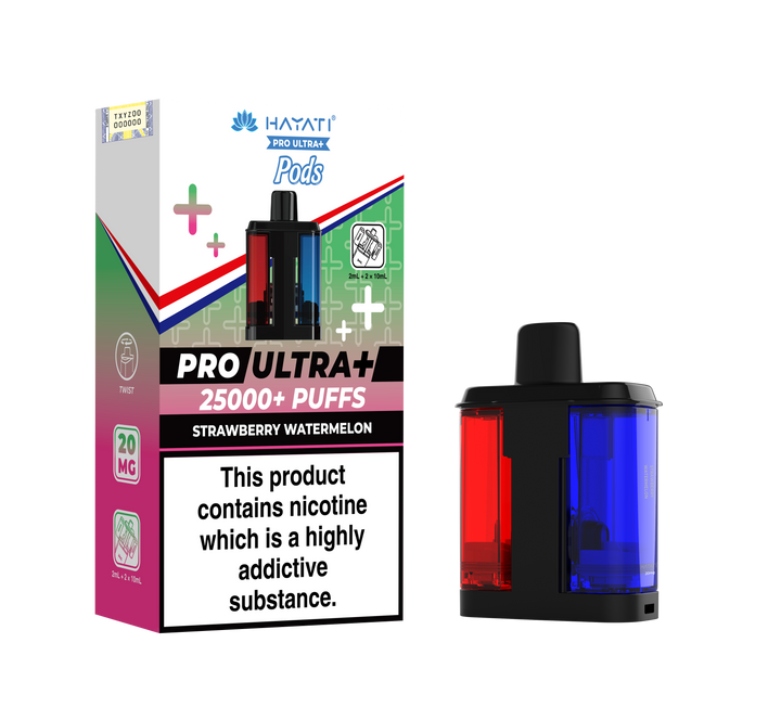 Hayati Pro Ultra+ 25K Prefilled Pods 20mg | UK Duty Stamped