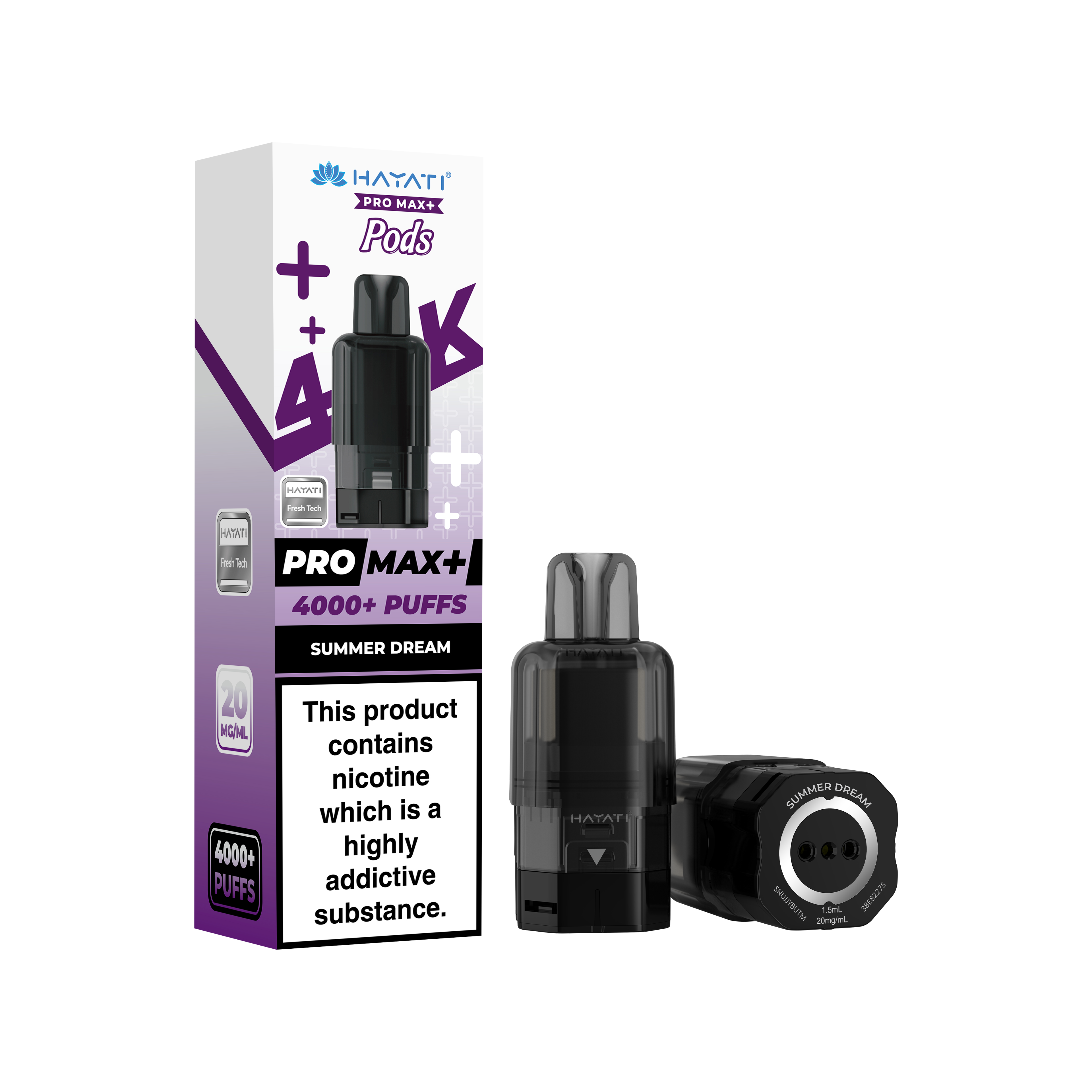 Hayati® Pro Max+ 4000+ Pods (20mg)