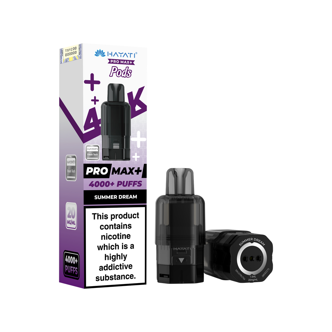 Hayati Pro Max+ 4K Prefilled Pods 20mg | UK Duty Stamped