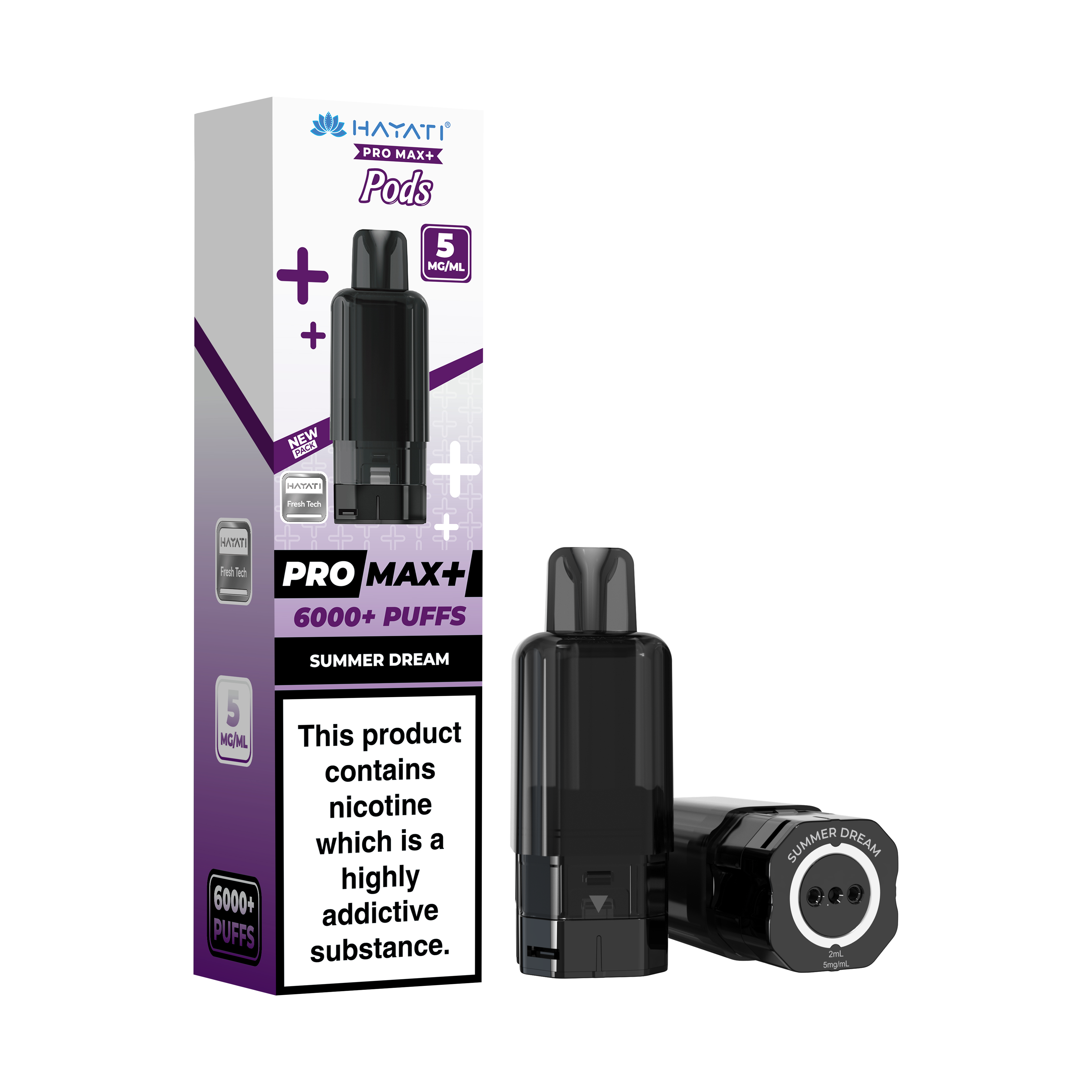 Hayati® Pro Max+ 6000+ Pods (5mg)