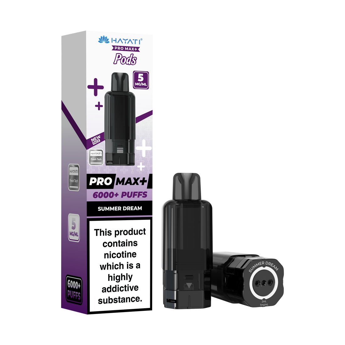 Hayati® Pro Max+ 6000+ Pods (5mg)