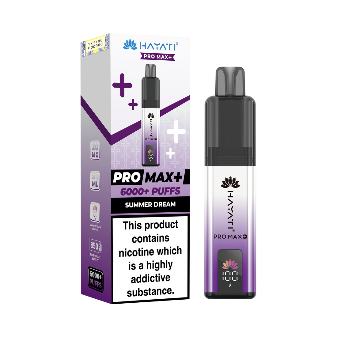 Hayati Pro Max+ 6K Prefilled Pod Kit 20mg | UK Duty Stamped