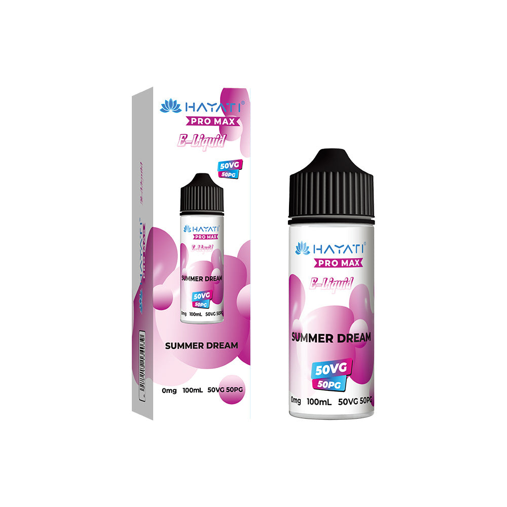 Hayati® Pro Max Shortfill 100ml 50VG/50PG (0mg)