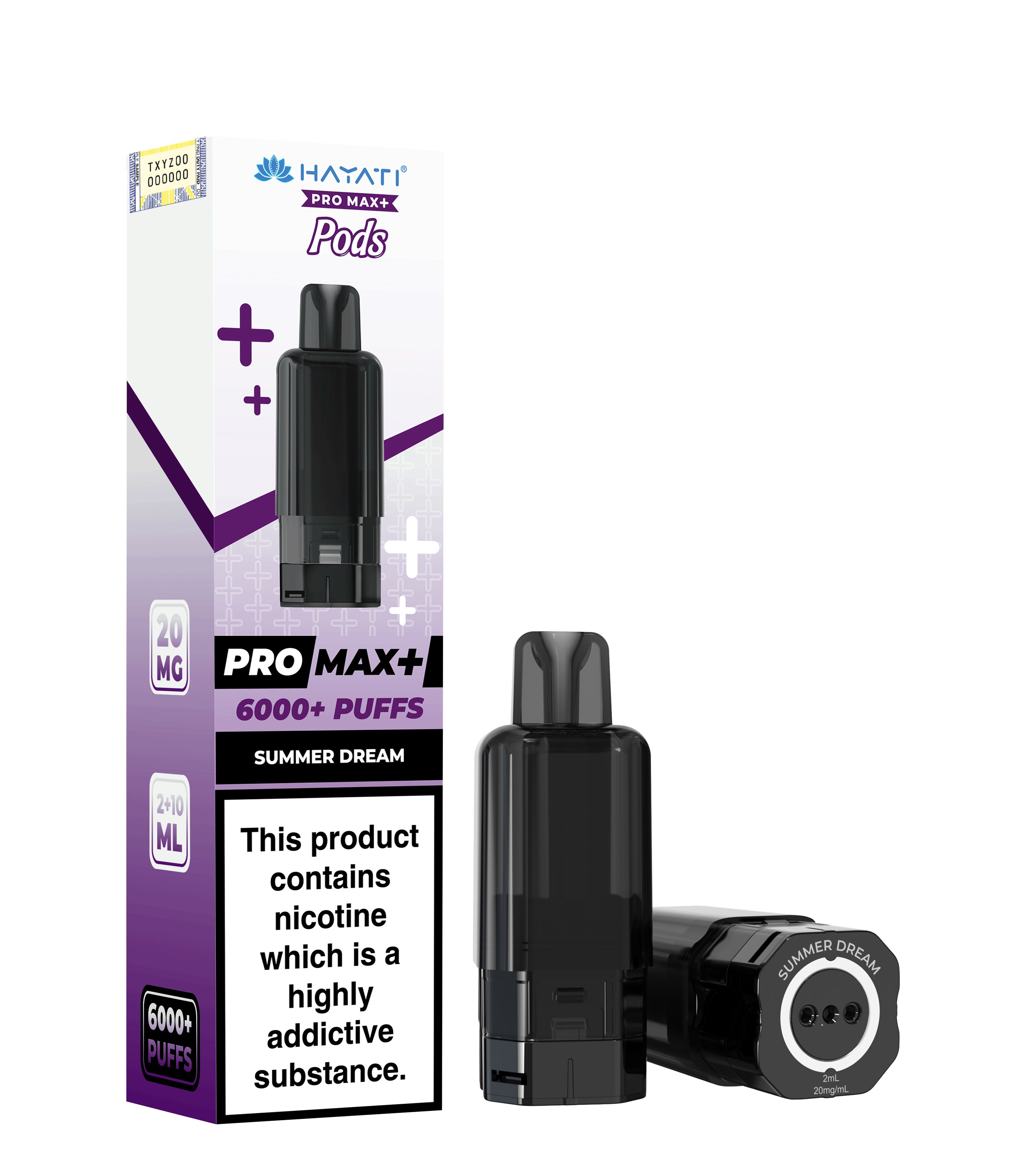Hayati Pro Max+ 6K Prefilled Pods 20mg | UK Duty Stamped