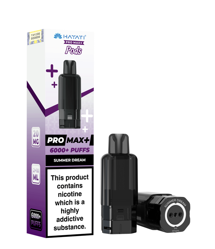 Hayati Pro Max+ 6K Prefilled Pods 20mg | UK Duty Stamped