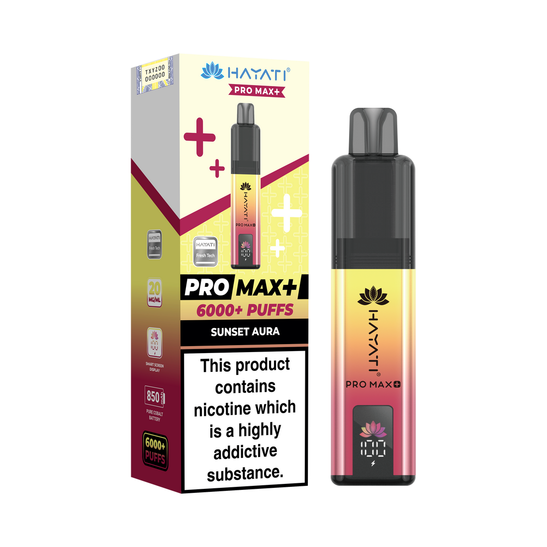 Hayati Pro Max+ 6K Prefilled Pod Kit 20mg | UK Duty Stamped