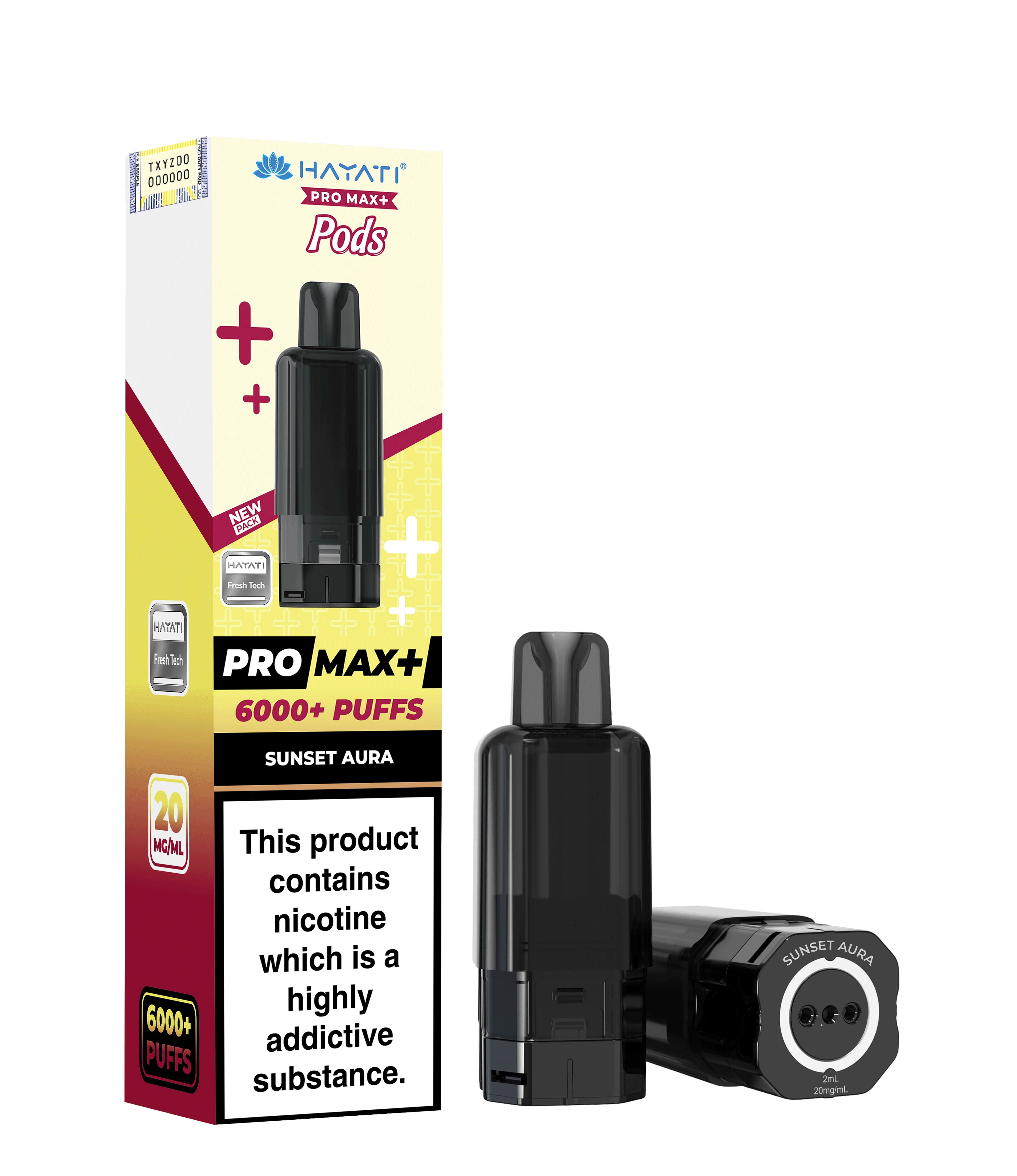 Hayati Pro Max+ 6K Prefilled Pods 20mg | UK Duty Stamped