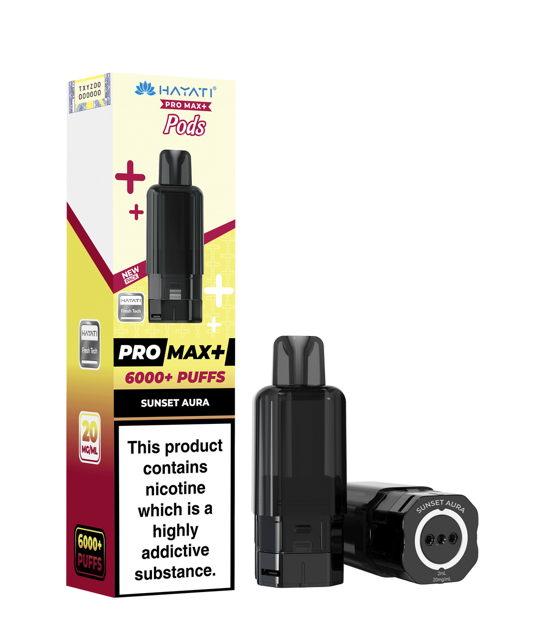 Hayati Pro Max+ 6K Prefilled Pods 20mg | UK Duty Stamped