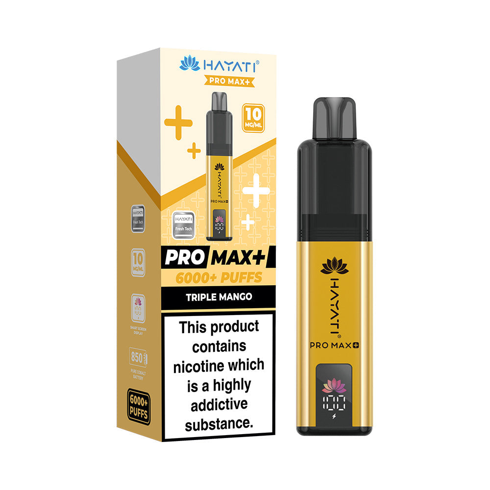 Hayati® Pro Max+ 6000+ (10mg) Vape Kit