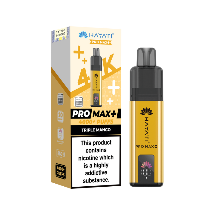 Hayati Pro Max+ 4K Prefilled Pod Kit 20mg | UK Duty Stamped