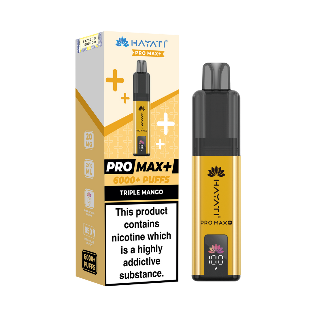 Hayati Pro Max+ 6K Prefilled Pod Kit 20mg | UK Duty Stamped