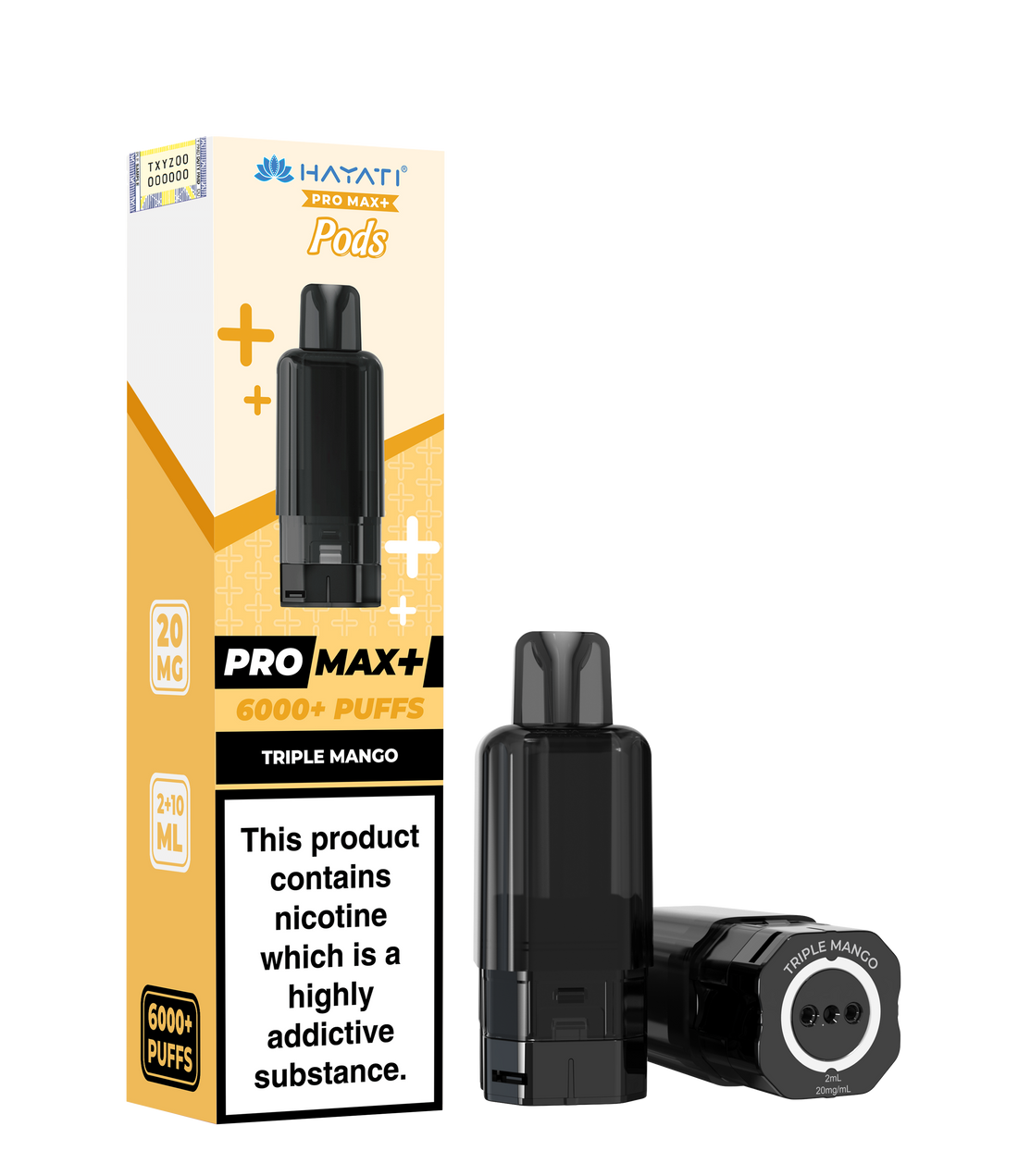Hayati Pro Max+ 6K Prefilled Pods 20mg | UK Duty Stamped