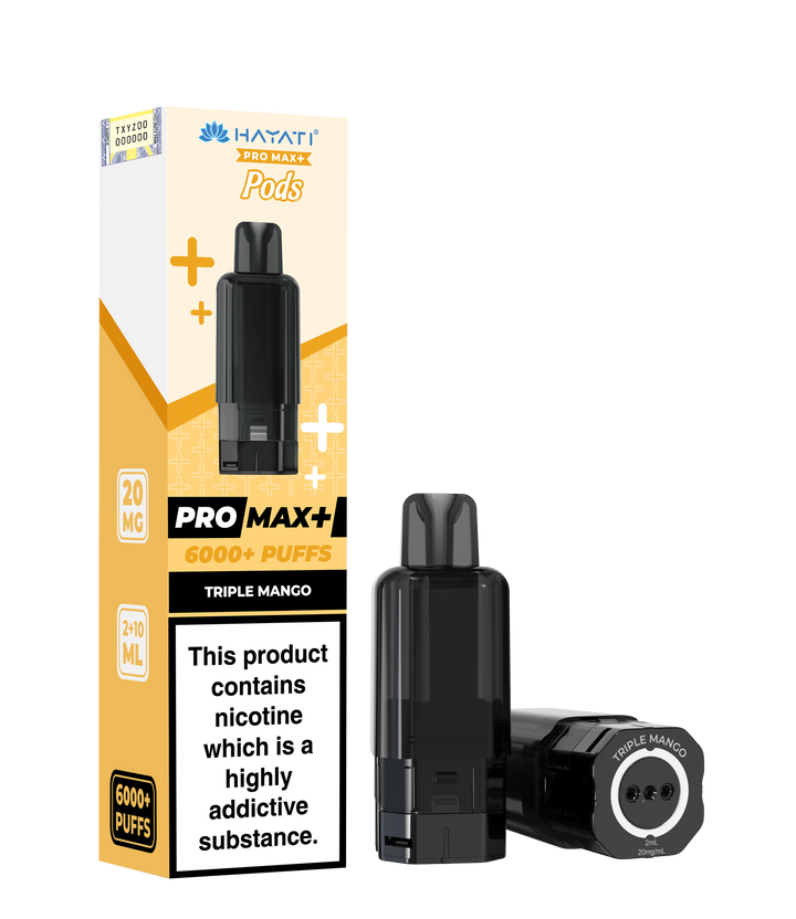Hayati Pro Max+ 6K Prefilled Pods 20mg | UK Duty Stamped