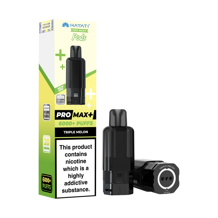 Hayati Pro Max+ 6K Prefilled Pods 20mg | UK Duty Stamped