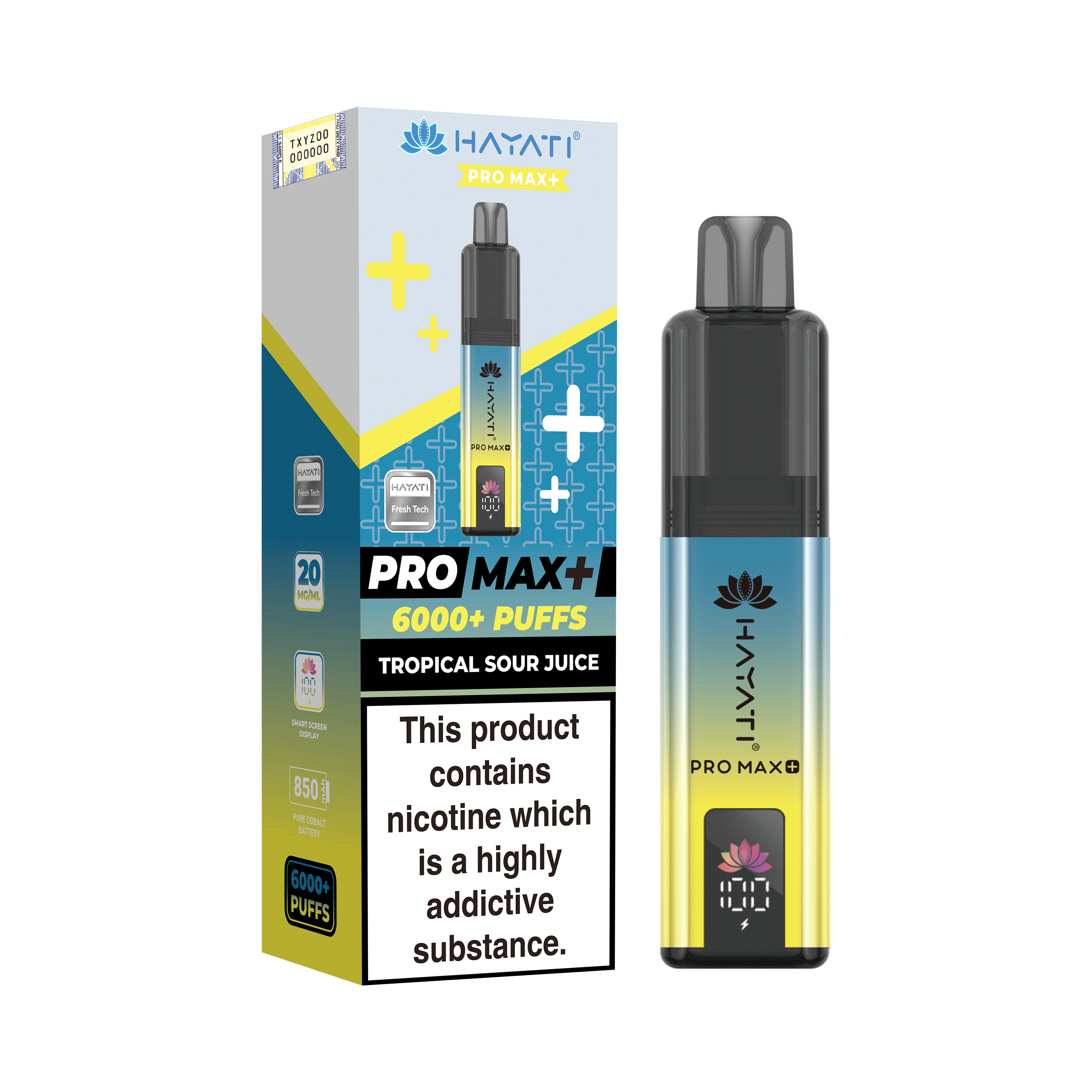 Hayati Pro Max+ 6K Prefilled Pod Kit 20mg | UK Duty Stamped