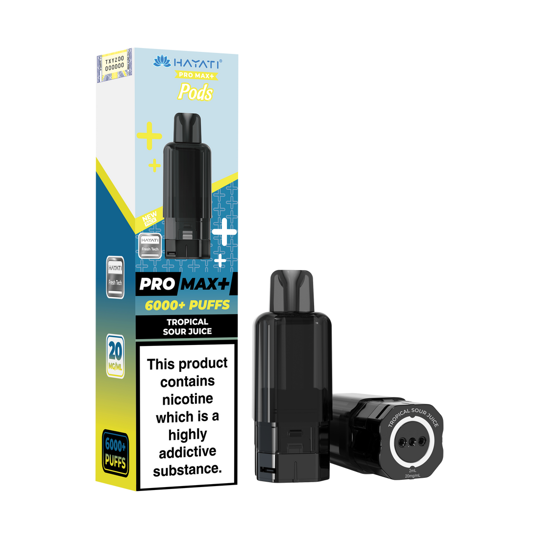 Hayati Pro Max+ 6K Prefilled Pods 20mg | UK Duty Stamped