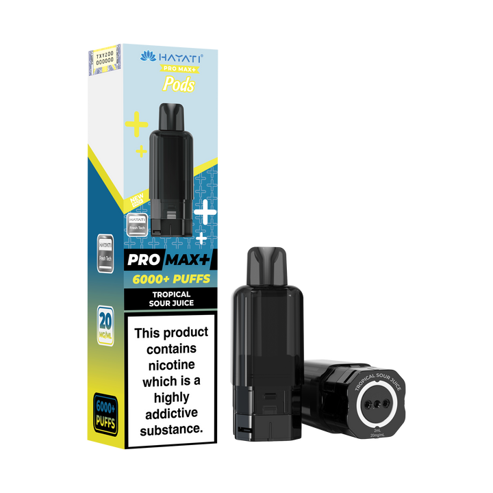 Hayati Pro Max+ 6K Prefilled Pods 20mg | UK Duty Stamped