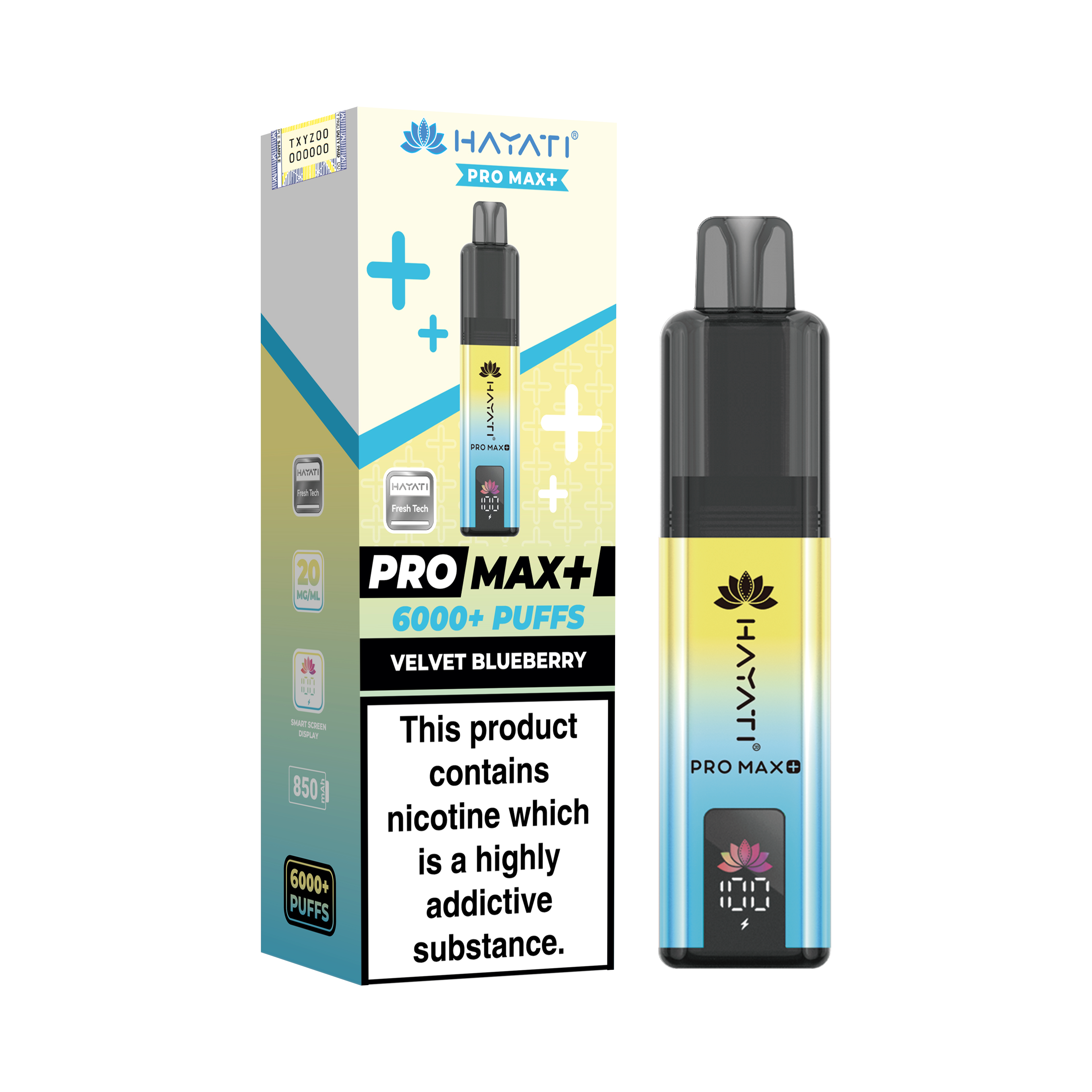 Hayati Pro Max+ 6K Prefilled Pod Kit 20mg | UK Duty Stamped