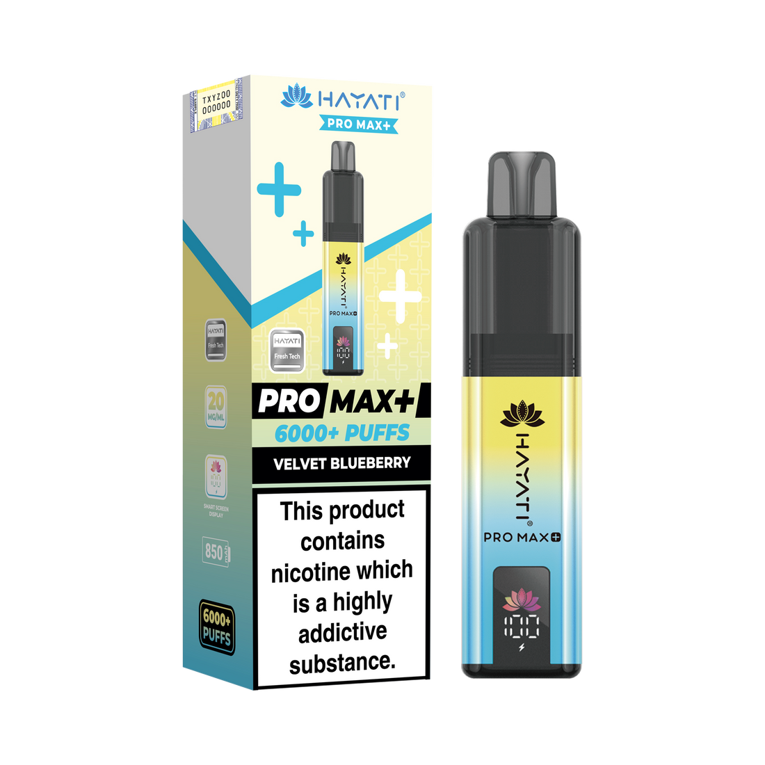 Hayati Pro Max+ 6K Prefilled Pod Kit 20mg | UK Duty Stamped