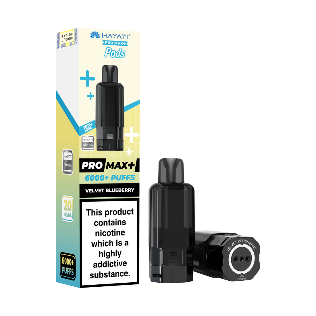 Hayati Pro Max+ 6K Prefilled Pods 20mg | UK Duty Stamped