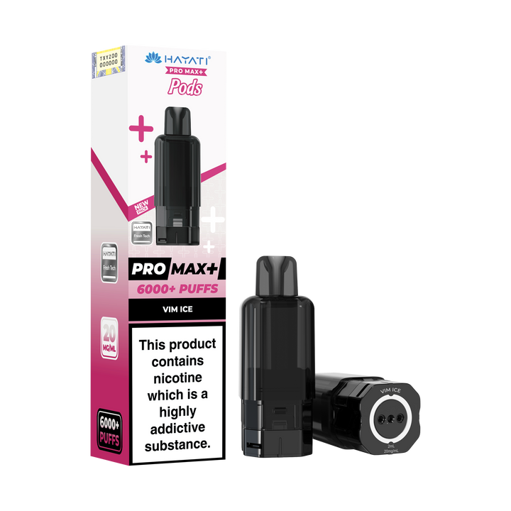 Hayati Pro Max+ 6K Prefilled Pods 20mg | UK Duty Stamped