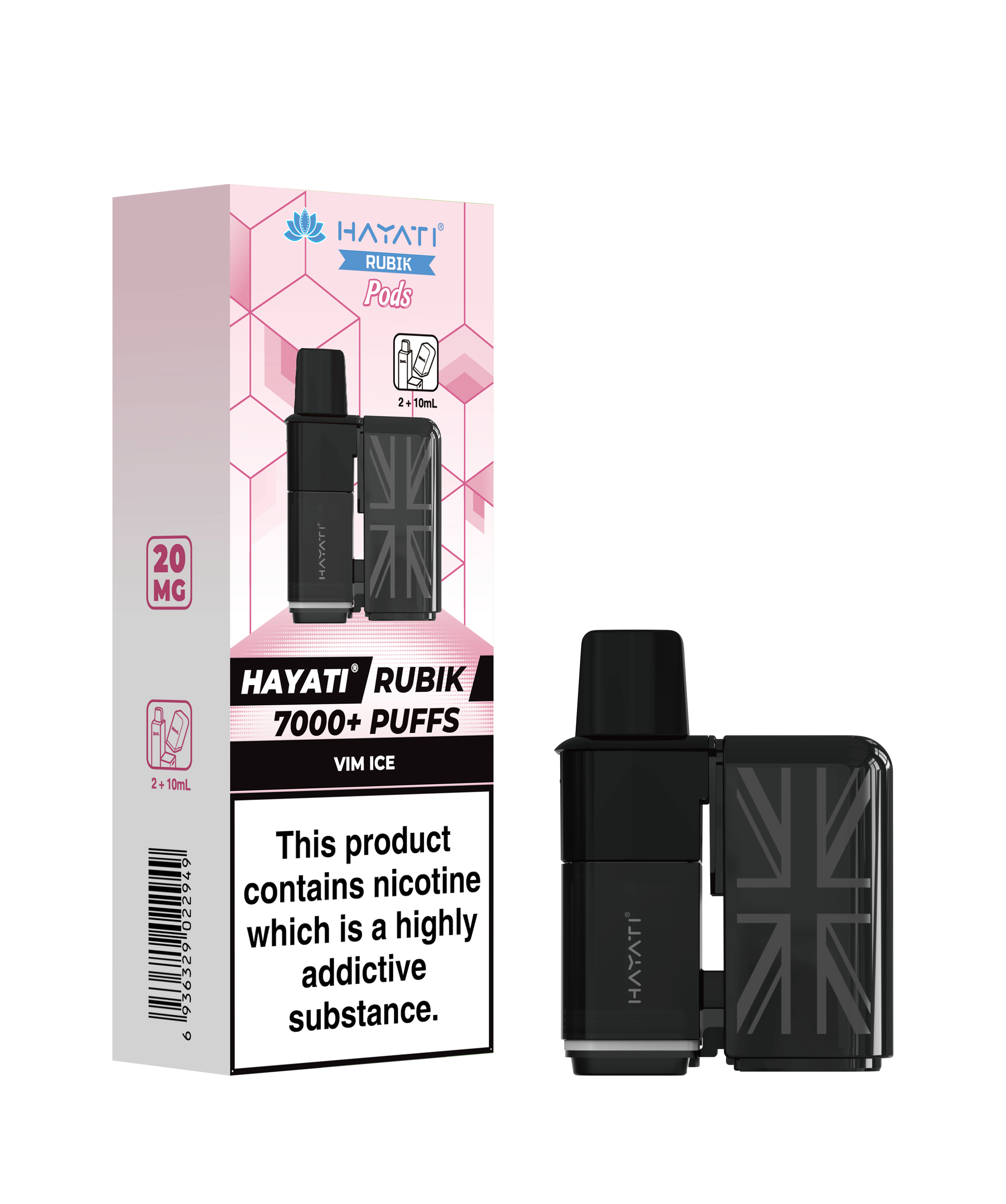 Hayati® Rubik Refillable Pods (20mg)
