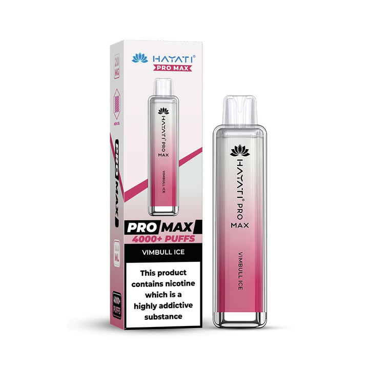 Hayati® Pro Max Disposable 4000+ Vape Kit Puffs (20mg)