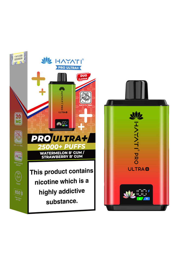 Hayati Pro Ultra+ 25K Prefilled Pod Kit 20mg | UK Duty Stamped