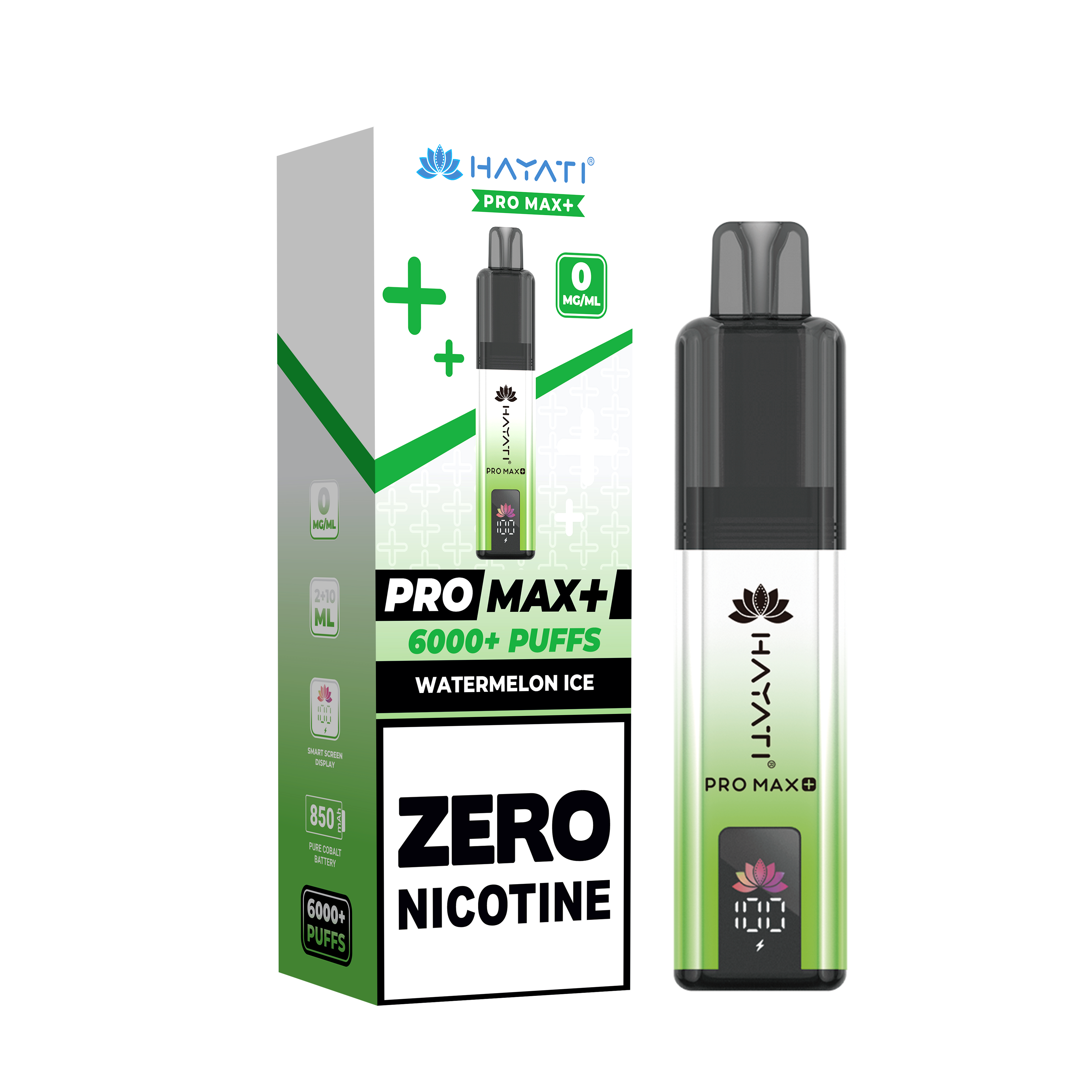 Hayati® Pro Max 6000 Plus Vape Kit ZERO (0mg)