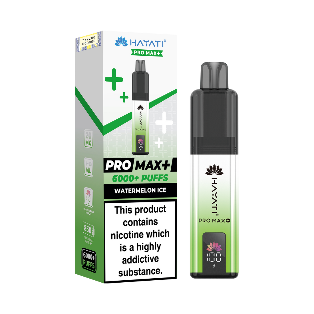 Hayati Pro Max+ 6K Prefilled Pod Kit 20mg | UK Duty Stamped