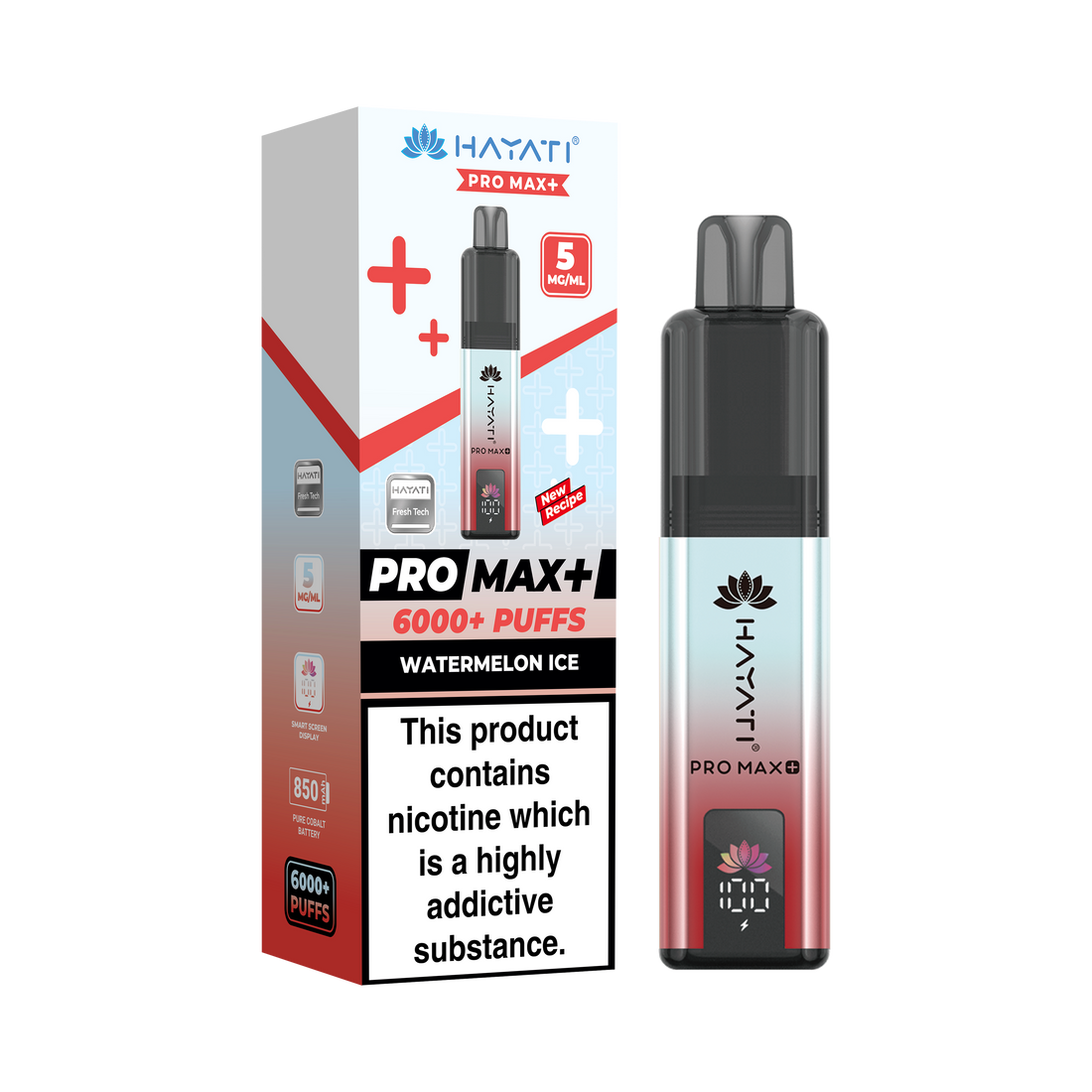 Hayati® Pro Max+ 6000+ Vape Kit (5mg)