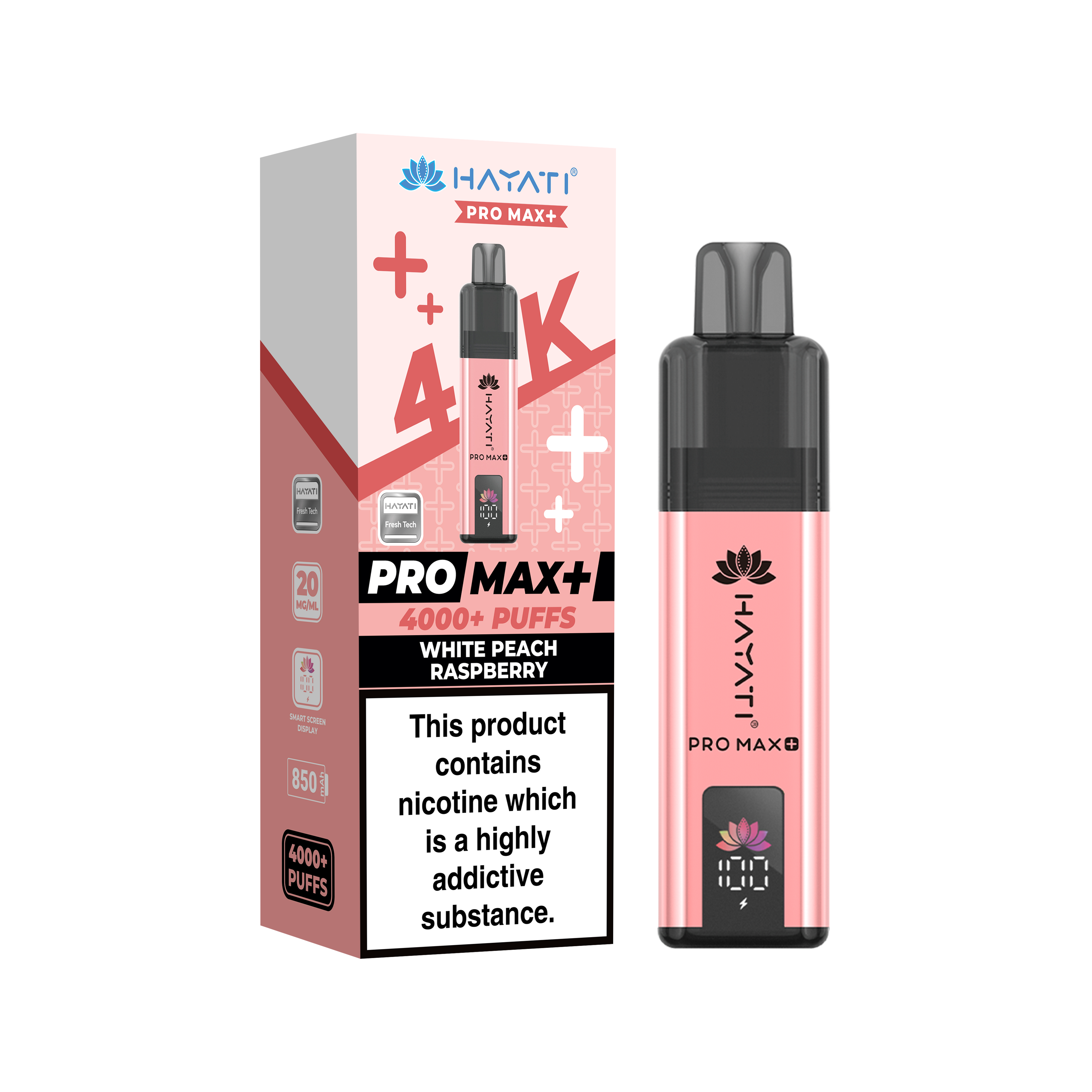 Hayati® Pro Max+ 4000+ Vape Kit (20mg)